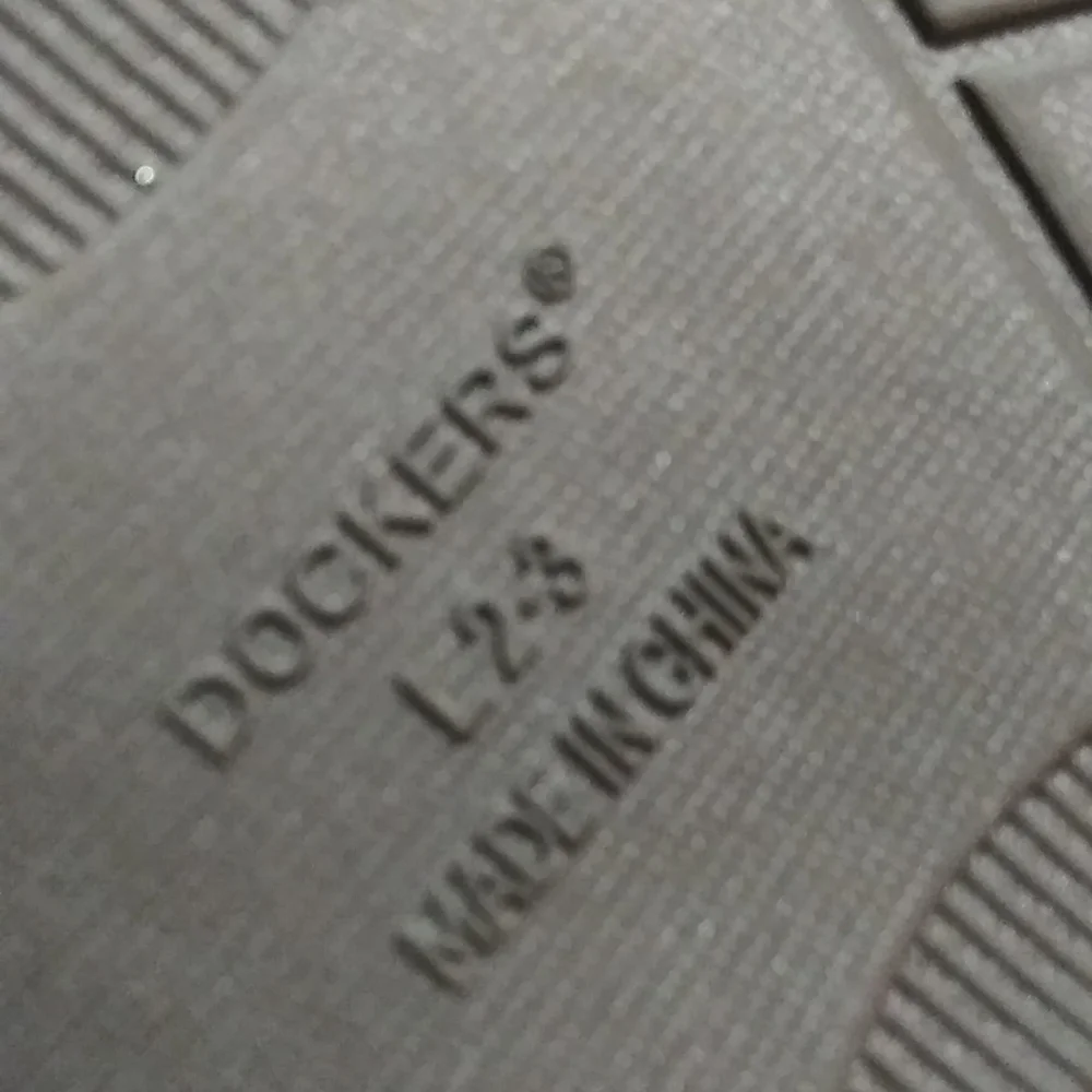 New Dockers slippers.